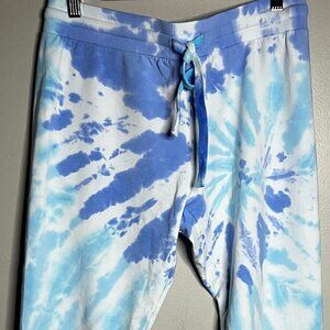 Spiritual Gangster Blue Tie Dye Joggers Size S